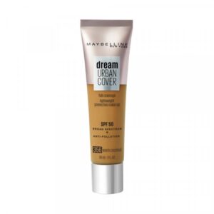 Maybelline, Dream Urban Cover, Full Cover, Cream Foundation, 356, Warm Coconut, SPF 50, 30 ml